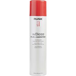 RUSK by Rusk W8LESS PLUS EXTRA STRONG HOLD SHAPING & CONTROL HAIR SPRAY 55% VOC 10 OZ