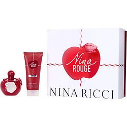 NINA ROUGE by Nina Ricci EDT SPRAY 2.7 OZ & BODY LOTION 3.4 OZ