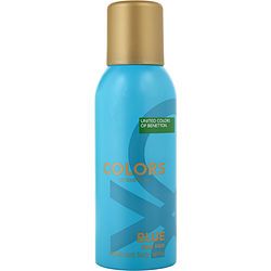 COLORS DE BENETTON BLUE by Benetton DEODORANT SPRAY 5 OZ