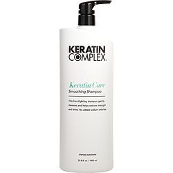 KERATIN COMPLEX by Keratin Complex KERATIN CARE SMOOTHING SHAMPOO 33.8 OZ (NEW WHITE PACKAGING)